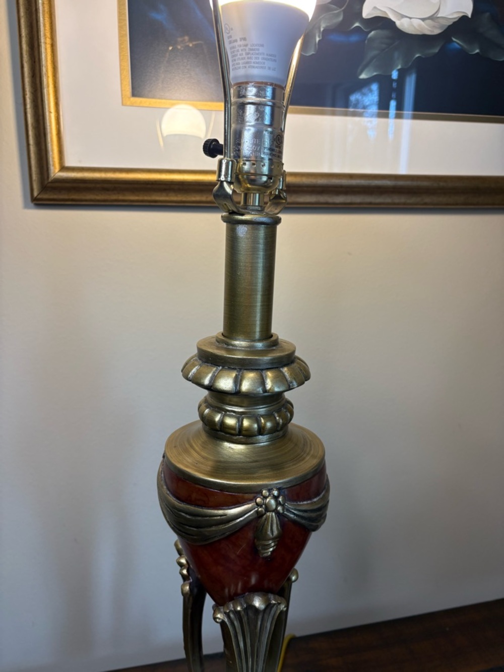 Neoclassical- Style Urn Table Lamp - Picture 3 of 9
